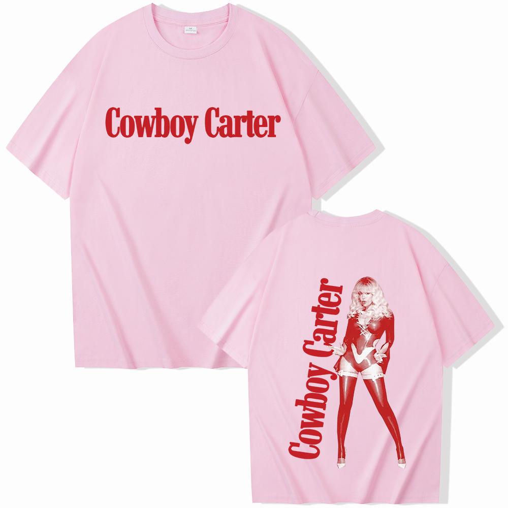 Beyonce Cowboy Carter 2026 T-shirt Man Women Harajuku O-neck Summer Casual Fashion High Quality Loose Street T-shirt Unisex