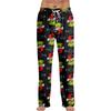 Pajama Pants Sleepwear Casual Drawstring Elastic Waist Pants Comfy Straight Yoga Loose Trousers