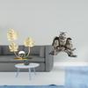 Leaves Statue Bookshelf Sculpture Owl Figurines Tabletop Ornament Birthday