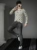 European Style Trendy Floral Long-Sleeve Knit Sweater for Men, 2025 Autumn and Winter New Round-Neck Sweater, Inner Layer Base Shirt
