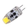 G4-Glühbirne, 2 W, 200 lm, 360 Grad dimmbar, Silikon-BiPin-LED-Glühbirne für das Home Office, AC DC 1224 V(Kaltes Weiß