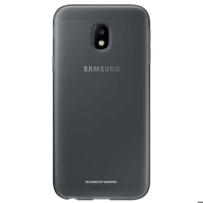Coque souple - Samsung - Galaxy J3 2017 - Noir - Silicone - Protection chocs et rayures