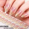 Breathable Nail Stickers Wraps With Seamlessly Fit Not Needed Heat Tool  For Home Salon Experience All Day Wear