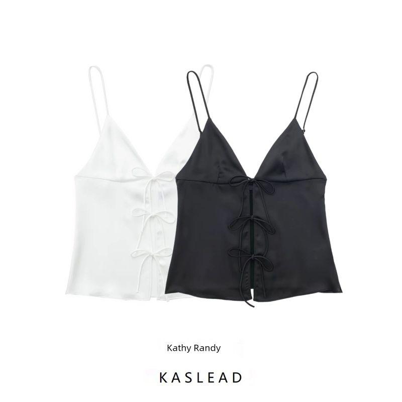 Kaslead Fashion All-Match Silk Satin Texture Bows