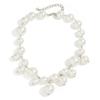 European-American Punk Choker: Oversized Bead, Imitation Pearl Necklace for Women.