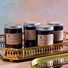 Brown Glass Unscented Candle Wedding Souvenir Simple Creative Scented Candle for Home Use