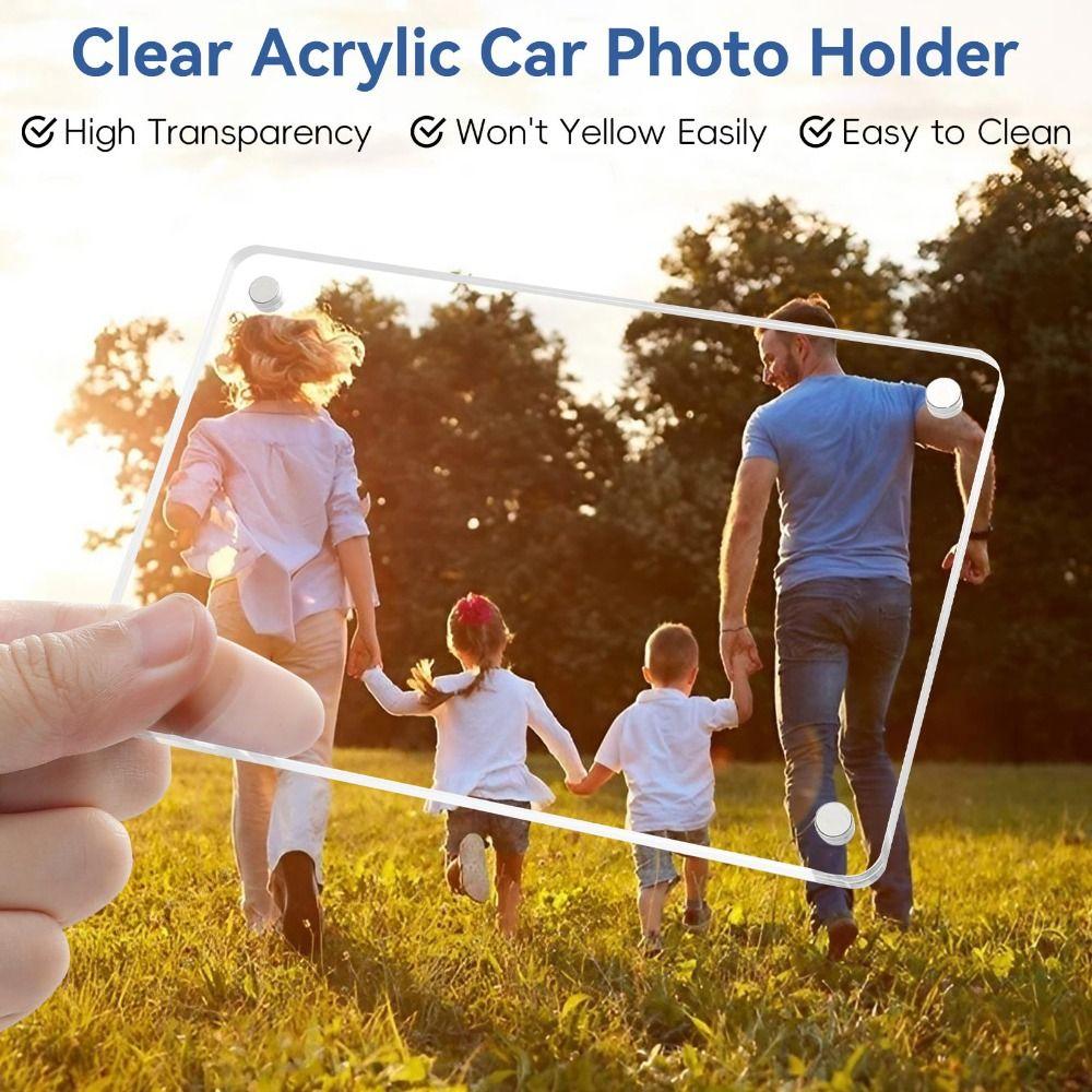 Waterproof Sun Visor Photo Holder UV Protection Car Picture Holder Gift For Women