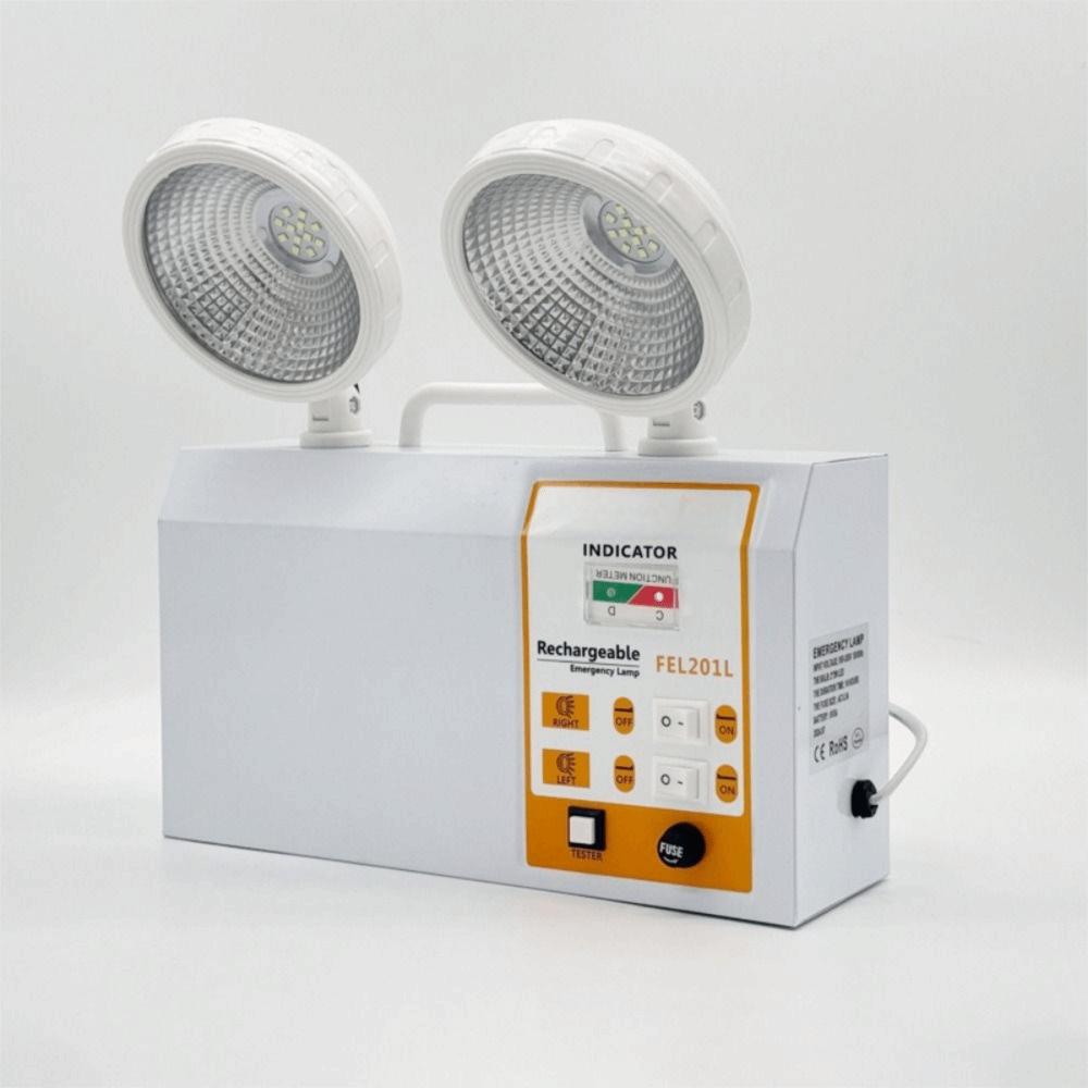 3W Power LED Emergency Light Double Head Fire Emergency Light Emergency Light  Corridor Lighting