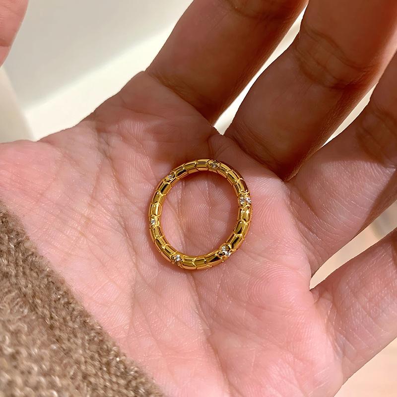 2026 Luxury Niche Striped Serpentine Ring - Bestseller Jewelry Open Adjustable