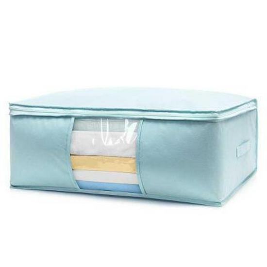 Transparent, Dustproof, and Moisture-Proof Clothing Storage Bag for Quilts and Travel - Non-Woven Fabric Organizer