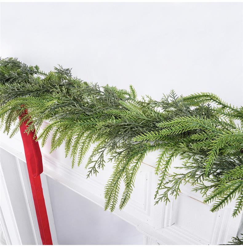 Norfolk Cypress Leaf Vine Christmas Decoration Wreath