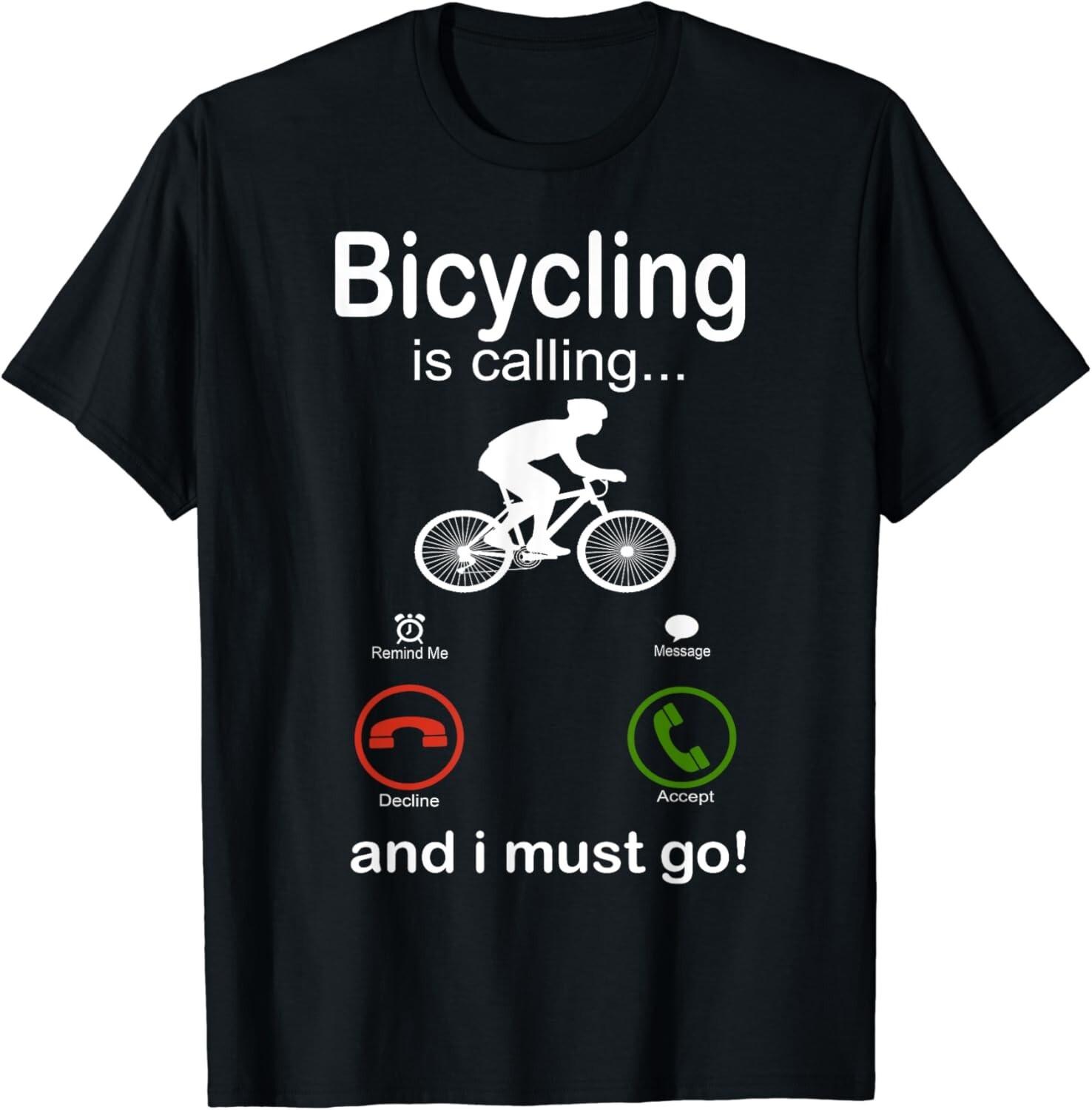 funny bicycling tshirt bicyclist gift Bicycle Rider cyclist Gift Unisex T-Shirt L
