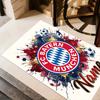 FC Bayern München Fan Art Teppich Design für Studentenwohnheim Küche Esszimmer Spielzimmer Rutschfester Teppich Anime Büro Dekoration Geburtstags-/Weihnachtsgeschenk