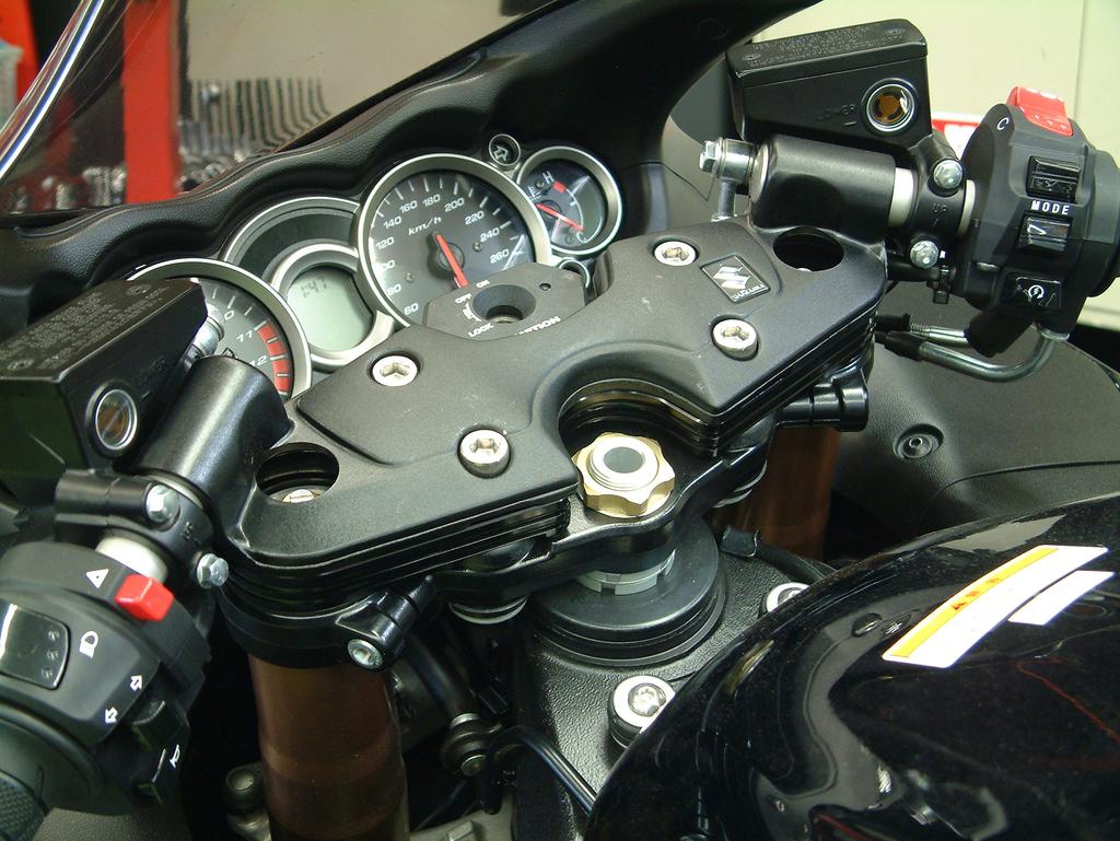 POSH FAITH Motorcycle Supplies Position Up Spacer Black GSX1300R Hayabusa 2008~2016 184060-06