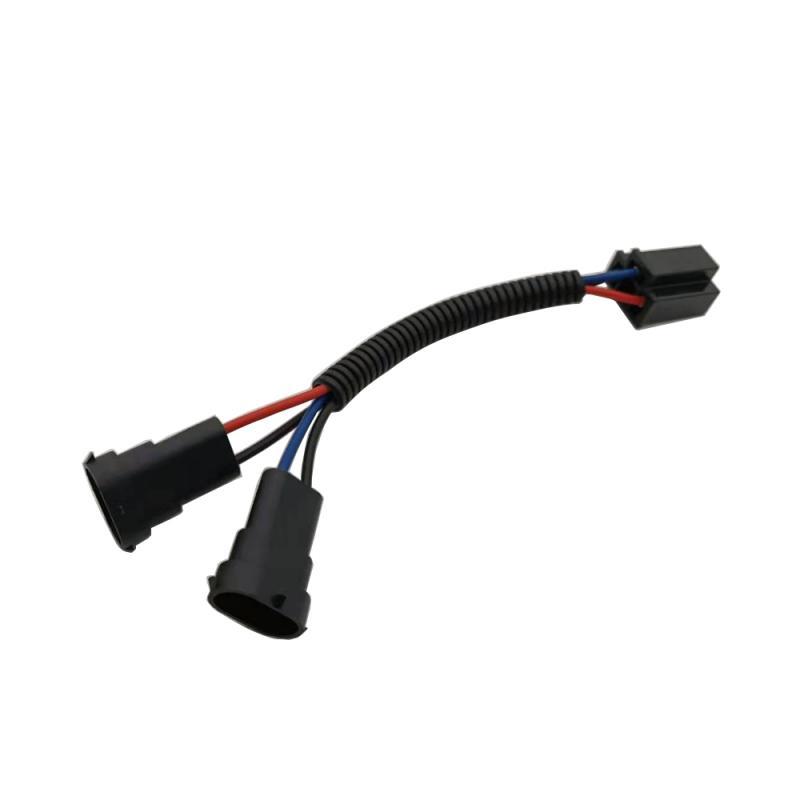 

5-3/4 Inch 7 inch LED Headlight Wire Harness Adapter for Street Glide Road King Electra Glide Dual Beam Adapter h4 to h9/h11