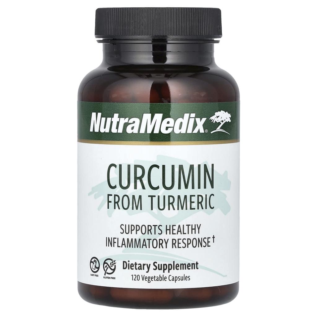 NutraMedix, curcumin extracted from turmeric, 120 vegetable capsules