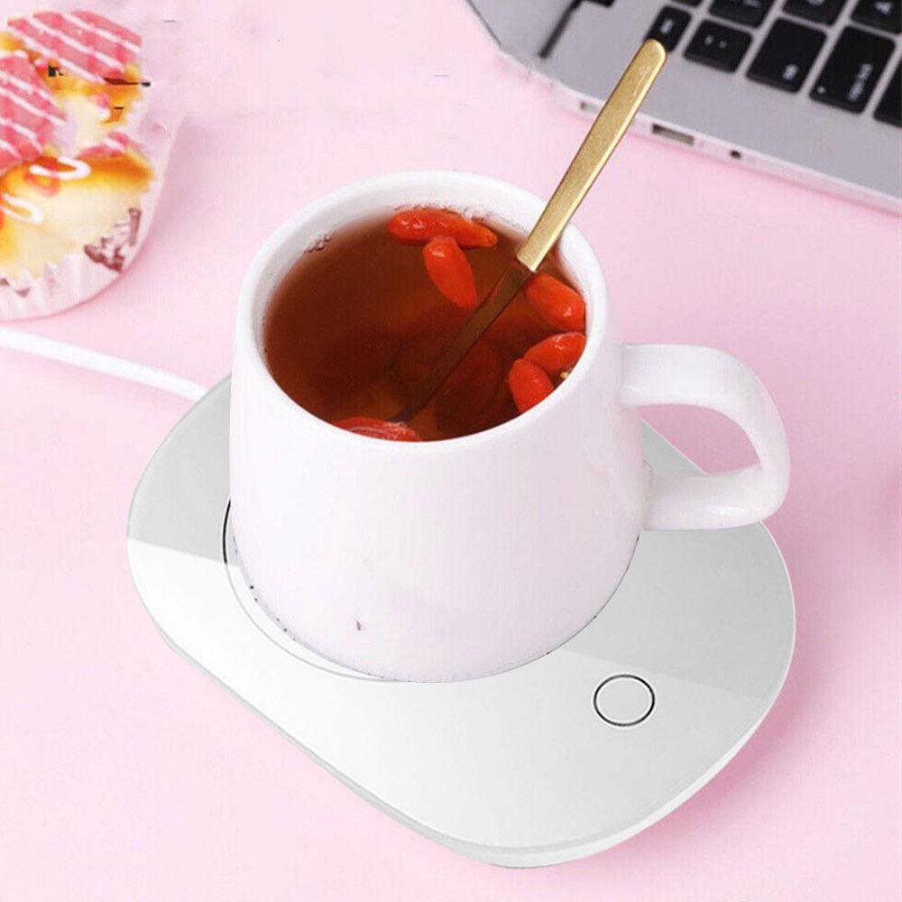 55/131°F Gift Home USB Mug Tray Coffee Cup Warmer Pad Gravity Sensor Pad Warmer Heater Tray Mat