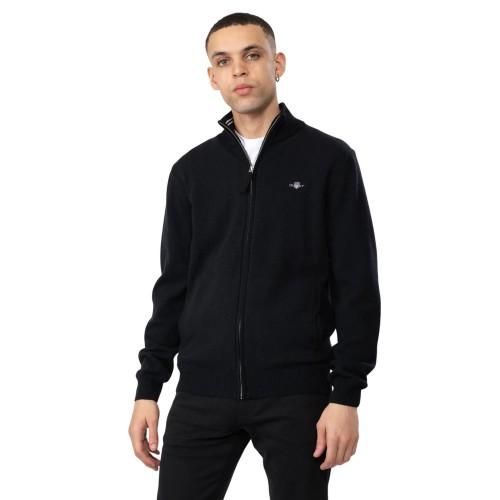 Gant Mens Lambswool Full Zip Cardigan