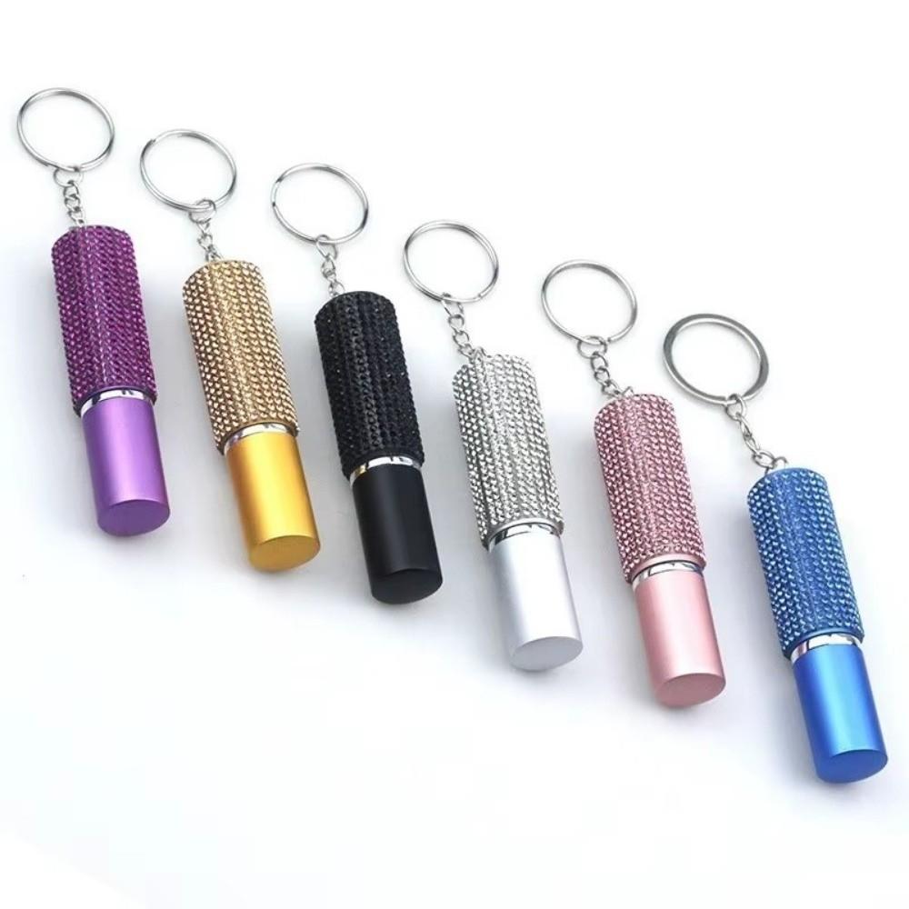 Empty Perfume Bottle Mini Key Ring Portable Spray Bottle Keychain Keychain Accessories