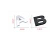 AAYJ1 For RENAULT DACIA DUSTER Car Metal 3D Letters Hood Emblem Logo Badge Car Stickers Styling Car Accessories Wording 3D Letter hj67