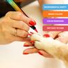 Yousheng 12 Colors Pet Nail Art Pen Set Quick Dry Brush Fun Creative Pet Paw Nail Polish Pens DIY Pet Manicure Supplies for Puppy Cat Small
