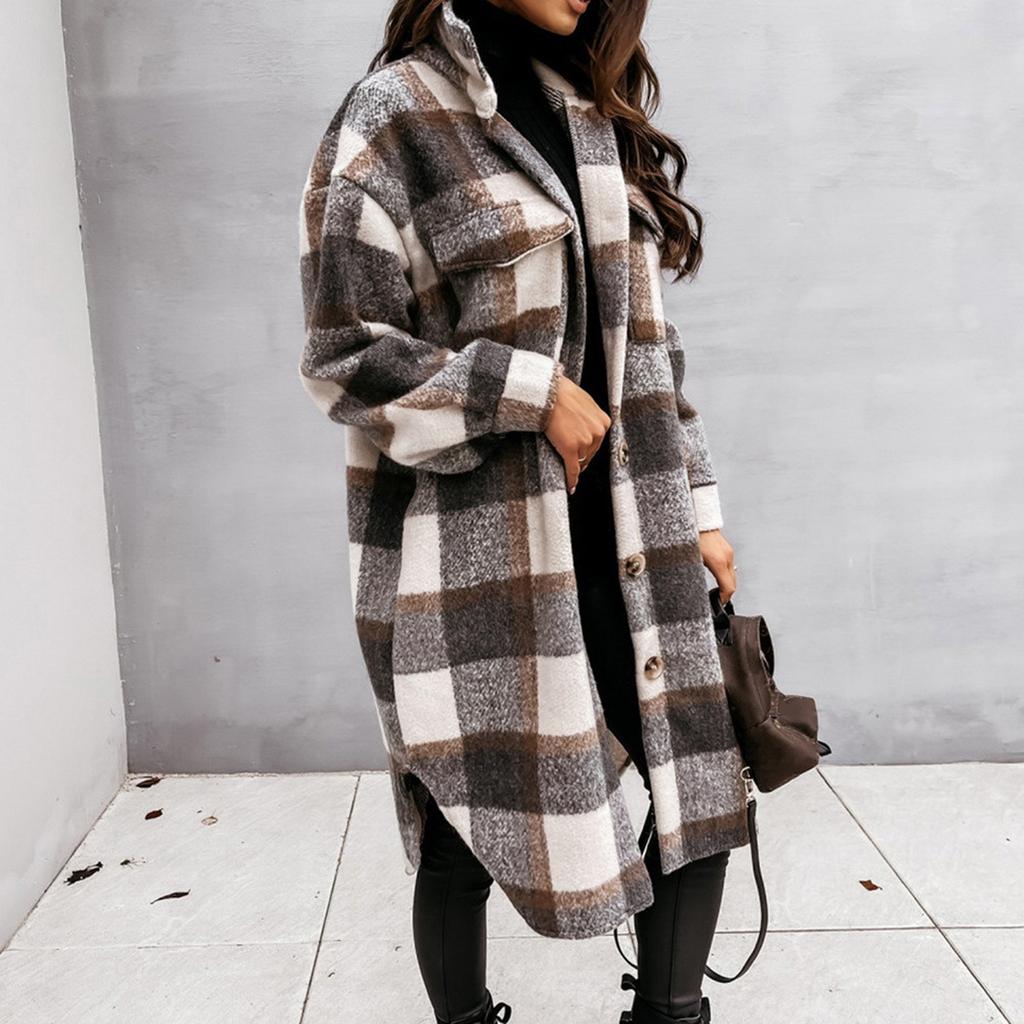 Long Sleeve Womens Tops Dressy Casual Fall Clothes Lapel Buttons Coat Side Split Sweater Loose Front Open Cardigan Long Sleeve Womens Tops Dressy Casual Fall Clothes Lapel Buttons Coat Side Split Sweater Loose Front Open Cardigan