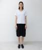 INSILENCE WOMEN W Supima Cotton U-Neck T-Shirt White