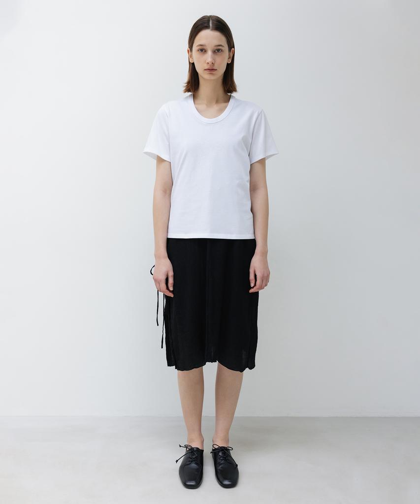 INSILENCE WOMEN W Supima Cotton U-Neck T-Shirt White