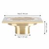 Square Shower Drain Grate Brass Bathroom Waste Grate Durable Shower Floor Drain  Laundry Room