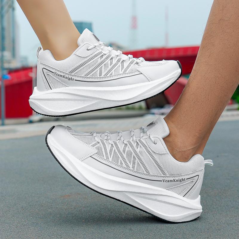 Men's Running Shoes Breathable Man Sports Sneakers Lace Up Comfort Casual Walking Shoes Athletic Training Footwear