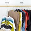 Metal Hooks Clothes Drying Rack Iron Chain Foldable Clothes Hangers Space Saving Multi-port Hangers Hooks Closet Organization