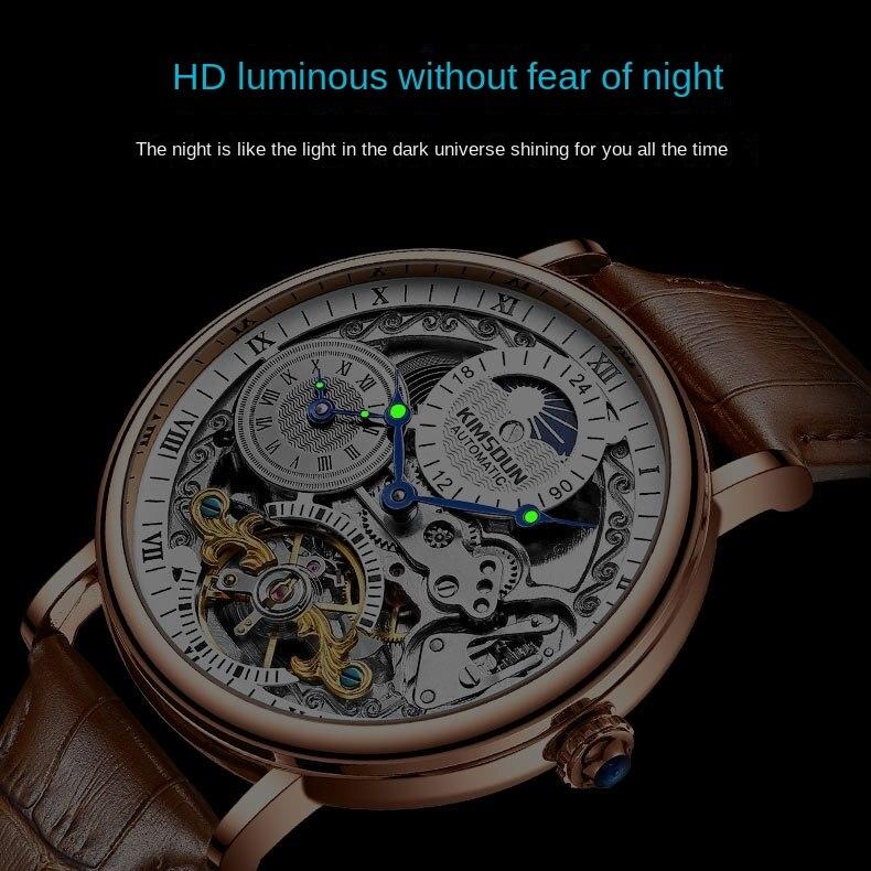 KIMSDUN New High-end Men's Mechanical Watch Men's Watch Waterproof Full Automatic Watch