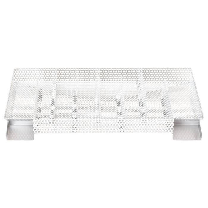 Cold Smoke Generator - Stainless Steel - 8 Chambers - 35 Cm - Wood Chips - Silver