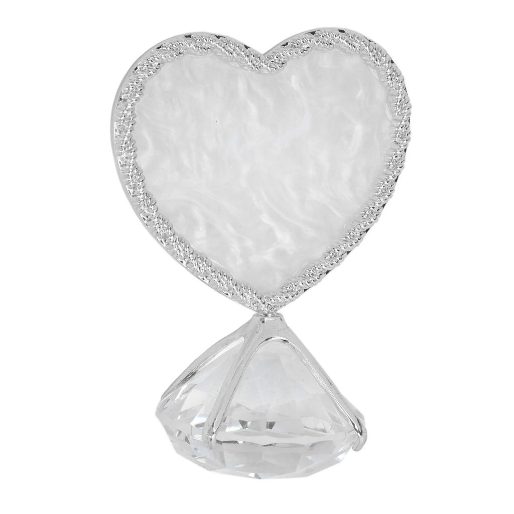 Nail Display Stand Heart Shaped Design Fashion Elegant   Glossy   Double Sided Nail Tip Holder for Nail Beauty