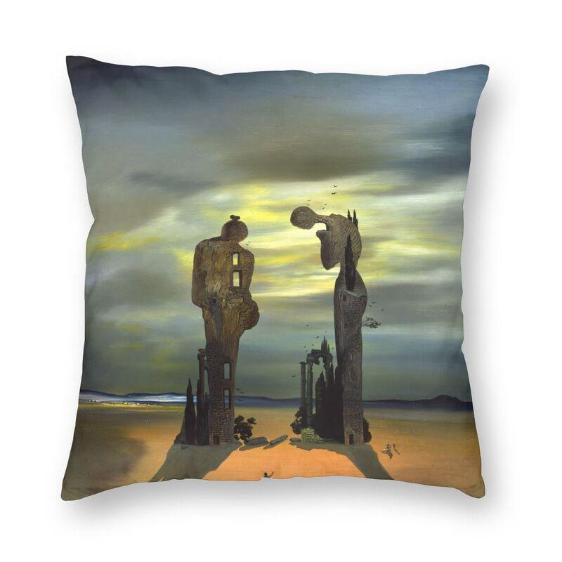 Surrealism Paintings By Salvador Dali Cushion Cover Home Decor Square Famous Art Throw Pillow Cover 45X45Cm Pillowcase For Sofa