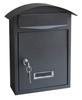 Metal Wall Mailbox Large Capacity Lockable Mailbox Weather-Resistant Wall Mounted Postbox Mailbox Key Lock Drop Box For Home