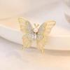 Oil-drop Enamel Butterfly High-end Brooch, Elegant and Exclusive Women's Vintage-style Cute Pin.