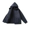 Giacca con cappuccio in pile invernale da uomo - Nuovo stile Cardigan caldo in velluto ispessito