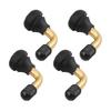 FamGift Motorcycle Air Valve Rubber Tubeless Valve L Type Set