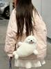 Women Cute Seal Shoulder Bag Female Girl Cartoon Personality Creative Mobile Phone Bag Gift