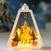 Soft Glowing Christmas Lantern Decor Vintage Style LED Glowing Decoration  Window Sill Decor