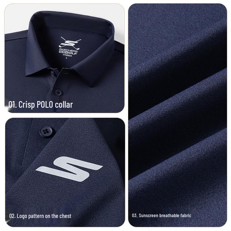 Skechers Men's Performance Sun Protection Short Sleeve Polo