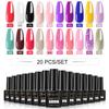 10/20/30 Colors Gel Nail Polish Set Gel Lacquer Kit For Soak Off Manicure Semi-Permanent Hybrid Varnishes Base And Top Nail Art