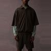 Fear of God Essentials Seal 3/4 Half Zip Sweatshirt 'Dark Brown' Unisex 125BT224095F