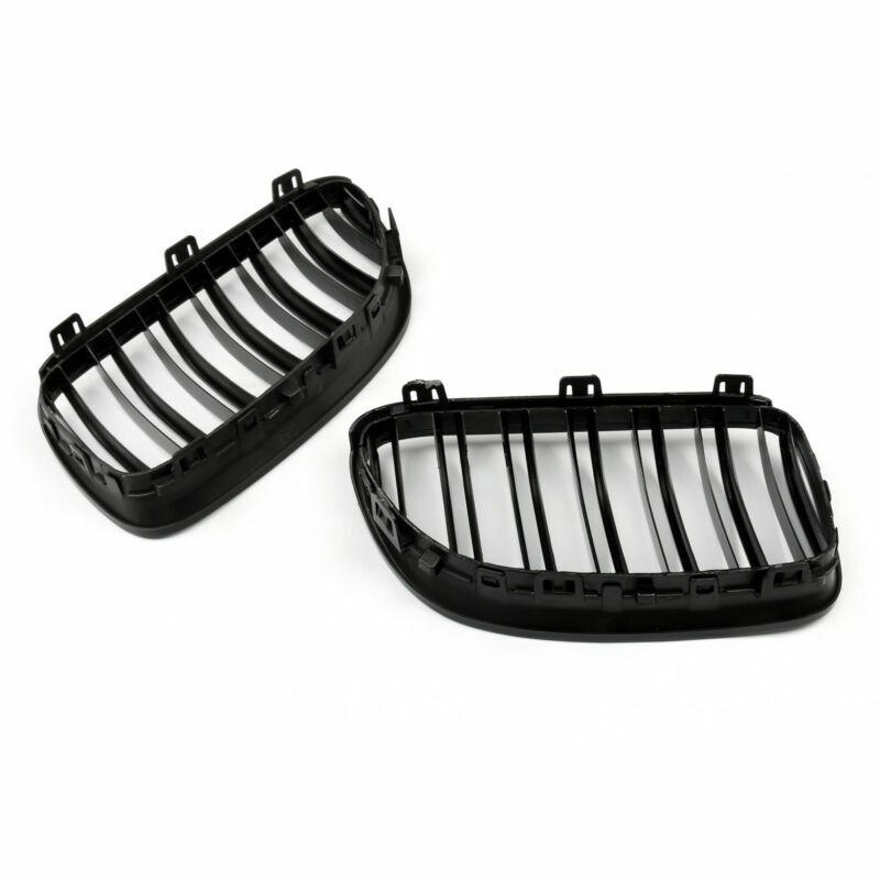 Gloss Black Front Kidney Grille Double Rib For BMW E92 E93 LCI 2 Doors 2011-2014