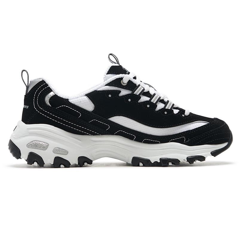 Skechers Women's 11930-BKW Panda Lifestyle Casual Shoes