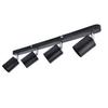 GU10 Lamp Holder 4 Head Rotating Ceiling Mounted   Base for Canteen Shopping Mall Showcase
