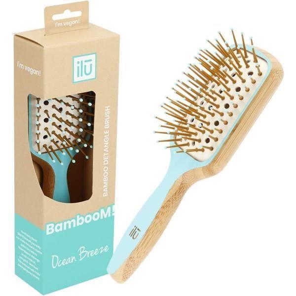 

Paddle Mini Brush - Ilu Bamboom - Unisex - Compact - Bamboo Bristles - Softness