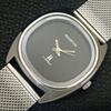ALLWYN HAND-WINDING 6300A INDIA MENS VINTAGE BLACK COLOR DIAL WATCH A703947-1