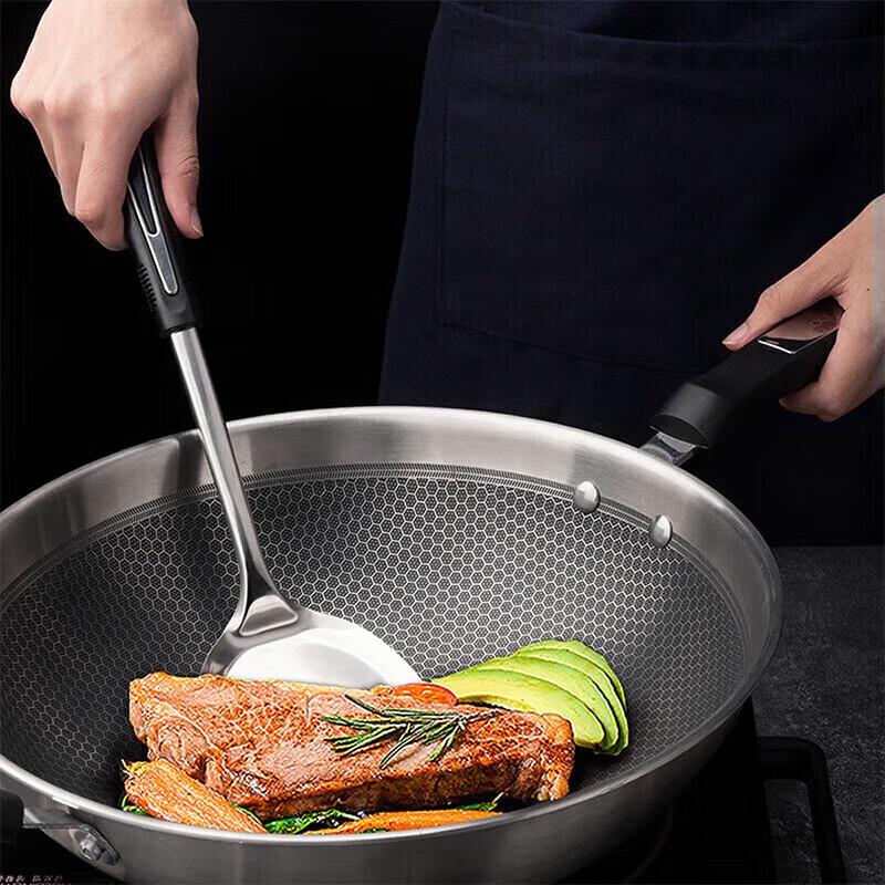 MAXCOOK Moon Star Series Thickened Stainless Steel Wok Spatula